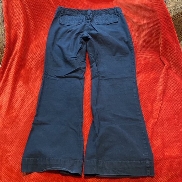 GAP Black Pants Hip Slung Fit Sz 8R - Picture 4 of 7